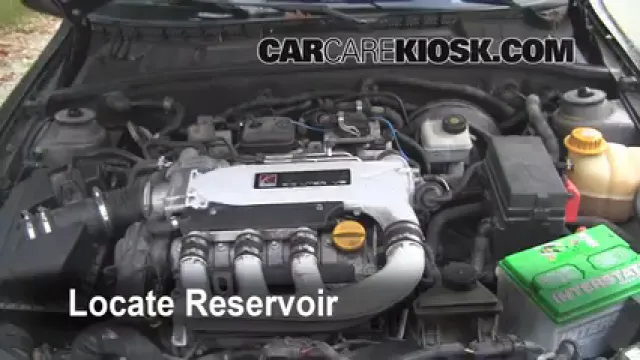 2000 Saturn LS2 3.0L V6 Líquido limpiaparabrisas Agregar líquido